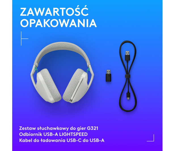 Logitech G321 białe - 1480164 - zdjęcie 9
